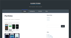 Desktop Screenshot of elusivestudio.com